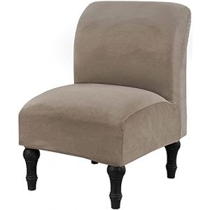 Housses de Chaise sans Accoudoirs en Velours Extensible Housse de Fauteuil Relax Couverture de Canapé Elastique Protection de Fauteuil pour Decoration Salon Bureau (Color : C, Size : 1PC) (AMZGRZ, neuf)