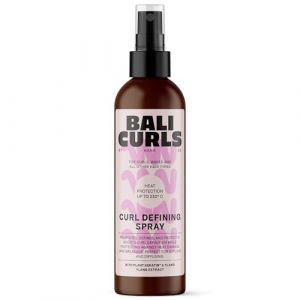 Bali CURLS Curl Leave In Diffusing-Heat Protection Spray - Spray de protection thermique pour cheveux boucl&eacute;s - Protection nourrissante contre la chaleur pour cheveux - Pour des boucles saines et (Bali Curls by Hank Ge, neuf)