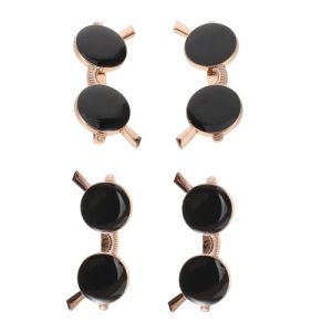BESTonZON 4pièces Barrettes Métal Forme De Lunettes De Soleil Pinces à Cheveux Fantaisie Pour Femmes Décoration De Cheveux Unique Et Pratique (Lanege, neuf)