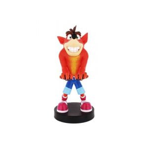 Cable Guys - Crash Bandicoot Trilogy Gaming Accessories Holder & Phone Holder for Most Controller (Xbox, Play Station, Nintendo Switch) & Phone (Pressstart, neuf)