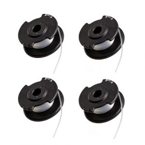 Viilich 4 bobines de Fil de Rechange pour débroussailleuse sans Fil Einhell GE-CT 18/28 Li et GE-CT 18/28 Li TC et GE-CT 18/260 Li,Bobine de Fil de Rechange en Nylon pour débroussailleuse TLE-03 (Viilich Home, neuf)