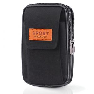 Sac Tactique Ceinture,Pochette Ceinture Tactique Sac Ceinture Homme Nylon Pochette Ceinture Tactique T&eacute;l&eacute;phone Poche Molle pour Camping,Randonn&eacute;e,V&eacute;lo,Escalade et Voyage (YIFLorine TANG, neuf)