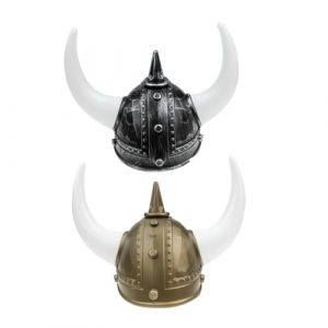Healvian 2pi&egrave;ces Casques &agrave; Cornes de Taureau Lot de Coiffes M&eacute;di&eacute;vales pour Adultes Accessoires de D&eacute;guisement pour Carnaval et Halloween (Le Sengyu, neuf)
