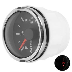 Indicateur de Niveau D'eau de Bateau, Indicateur de Niveau D'eau 52 mm/2 9-30 V DC Alarme Intelligente pour Bateau Marin RV Capteur Europ&eacute;en 0-190 Ohm, pour Caravanes Marines (Pukanr, neuf)