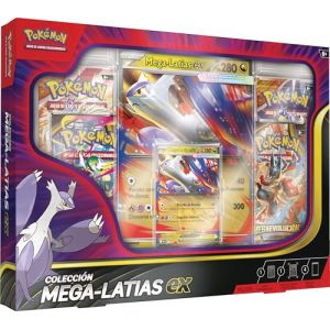 Pok&eacute;mon: Collection Mega-Latias ex de JCC Pok&eacute;mon (1 Carte Promo holographique, 1 Carte surdimensionn&eacute;e avec Effet 3D et 4 enveloppes d'am&eacute;lioration) (Genki-dama, neuf)