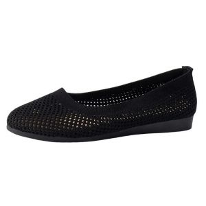 Chaussures Femme Pieds Larges Escarpins Petit Talon Chaussure Orthopédique Confort Chic Ete Chausson De Danse Et Confortable Elegante Ballerines Orthopédiques Pedilles Bleu Marine Fille,#1-Le Noir,39 (aodsko, neuf)