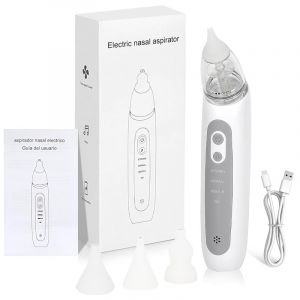 Anluomania Mouche B&eacute;b&eacute; Electrique, Aspirateur Nasal Avec 3 Niveaux D'aspiration, Mouche-b&eacute;b&eacute; Rechargeable Avec 3 Embouts en Silicone, Musique, Pr&eacute;vention du Reflux, Mouche B&eacute;b&eacute; pour Nouveau n&eacute;s,Enfant (IGALA MARKET S.R.L., neuf)