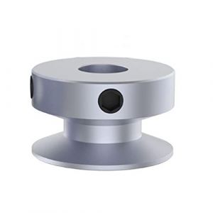 CHANCS Poulie &agrave; rainure unique de 16 mm - 8 mm - Al&eacute;sage fixe pour perceuse - Courroie ronde en polyur&eacute;thane de 4 mm (CHANCS MOTOR, neuf)