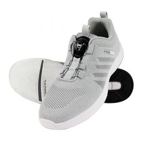 EMAX Pro Bowl Supro Chaussures de bowling pour homme femme adulte avec système de laçage Fit-Go, gris clair, 43 EU (Emax Bowling Service, neuf)