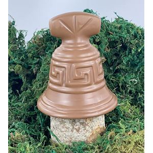 Moulage chocolat de Paques CLOCHE 110g - chocolat de Pâques - Fabrication artisanale en France - chocolat de paques lapin poule cloche poussin oeuf (Chocolat lait) (CHOCODIC Maître artisan chocolatier depuis 1995, neuf)