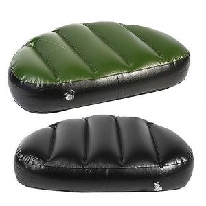 Stronrive Kayak Bateau Siège Coussin, Coussin Gonflable Épais pour Bateau, Camping, Pêche, Dégonflable Et Pliable, PVC Coussin Siège Étanche À L'humidité pour Le Camping en Plein Air (Stronrive, neuf)