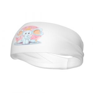 Bandeaux éléphant mignons et amusants pour hommes et femmes, antidérapants, anti-transpiration, pour le sport, la gym, le basket-ball, le yoga (ruianshihuichenjiayouzhanguanliyouxiangongsi, neuf)
