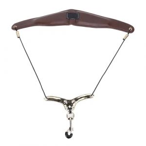 Sangle de Cou Saxophone R&eacute;glable avec Rembourrage en Cuir &agrave; Crochet en M&eacute;tal pour Alto T&eacute;nor Soprano Sax (Dawnso, neuf)