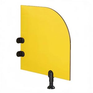 Cloison D'urinoir Pour Enfants, Cloison De Toilette à écran D'urinoir, Séparateur D'urinoir D'intimité Pour Les Jardins D'enfants, Les écoles, Les Lieux Publics(Size:60×60cm（23.6×23.6in）,Color:Jaune) (ZHWFDC, neuf)