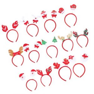 VALICLUD 13pièces Serre-tête Noël Garçon Fille Éléments Festifs Légers Confortables Accessoires Cheveux Garçon Fille Pour Fête Déguisement Ambiance De Noël (Cedongh, neuf)