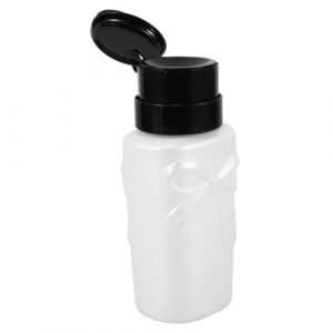 CALLARON Bouteille De Presse à Ongles Flacon Pompe Pour Dissolvant Pour Vernis à Ongles Pompe De Dissolvant De Vernis à Ongles Plastique Blanche (Raindrops On Roof, neuf)
