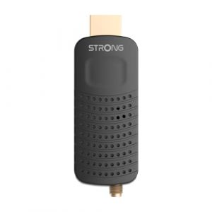 STRONG SRT82 Stick HDMI TNT Full HD -DVB-T2 - Compatible Hevc265 - Récepteur/Tuner TV avec Fonction Enregistreur (HDMI, péritel, USB, Dolby Digital Plus) - Noir (Altiglobe, neuf)