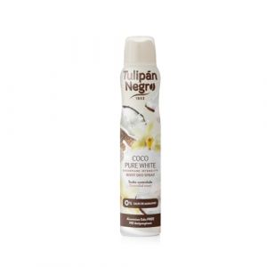Tulpe Coco Pure White D&eacute;odorant en spray 200 ml, 0 % sels d'aluminium, transpiration contr&ocirc;l&eacute;e 200 ml (LTM SHOP, neuf)