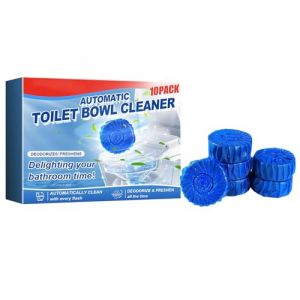 Blocs WC Eau Bleue,Blocs de Réservoir de Toilettes,Bloc de Toilette Encastré,Bloc de Nettoyage de Toilette,Bloc de Toilette Encastré,Bloc de Toilette Encastré 10PC (Qinuurod, neuf)