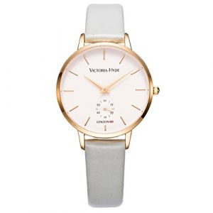 VICTORIA HYDE Mode Minimaliste Femme Montres Quartz Japonais Cuir V&eacute;ritable Montre-Bracelet (Victoria-Hyde, neuf)