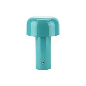 Hovoto Lampe De Table Champignon, Lampe de Table Rechargeable usb, Lampe de Table LED Portable, Lampes de Table Sans Fil, Lampe de Bureau &agrave; del pour Restaurant, Chambre, Bar, Caf&eacute;, bleu (Sjj-eit, neuf)