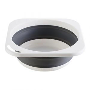 VALICLUD Bassine Pliable Visage Pieds, Lavabo Portable en Plastique Gris Moyen, Cuvette L&eacute;g&egrave;re et Compacte pour Bain de Pieds, Usage Domestique et Camping, Lavabo Multifonction pour Salle (Cedongh, neuf)