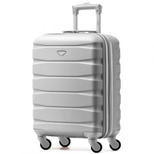 Flight Knight Bagage Cabine Leger a 4 Roues en ABS Approuve par Plus De 60 Compagnies Aeriennes, Dont Air France, easyJet et Ryanair (Priority) 55x40x20cm (Prime Brands Group FR, neuf)