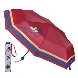 CERD&Aacute; LIFE'S LITTLE MOMENTS Parapluie Pliable Fille de Minnie Mouse-Ouverture Manuelle avec M&eacute;canisme Anti-Vent-Licence Officielle Disney, Rouge, Taille Unique (Pressstart, neuf)