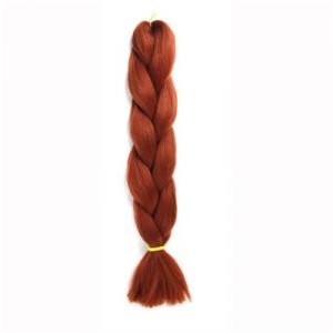 LYVQZPWLRla mode synthétique, Extensions de cheveux synthétiques tressés de 61 cm for femmes, coiffures à faire soi-même, jaune, orange, blond(350) (KanHuaDeY, neuf)