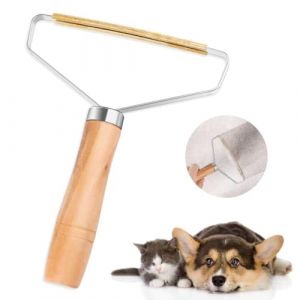 Rasoir Anti Bouloche Manuel, Brosse Anti Poils Chien Chat Animaux,Nettoyeur de Peluche,Coupe Bouloche,Bouloche Appareil,Nettoyeur de Peluche Et Poil pour Vêtements,CanapéS,Tapis,Lit Wood Color (CONSTANSHOP, neuf)