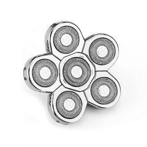 5/6/7/8 t&ecirc;tes de rechange pour rasoir &eacute;lectrique pour homme, double anneau, facile &agrave; nettoyer (wanleiWL, neuf)