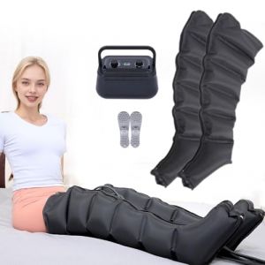 Bottes Pressothérapie, Pressothérapie Jambes, Appareil Pressothérapie ﻿Bottes Pressotherapie Jambes Drainage Circulation Lymphatique | 6 Chambre Appareil Drainage Lymphatique Noir 2 jambes (hhh-jhh, neuf)