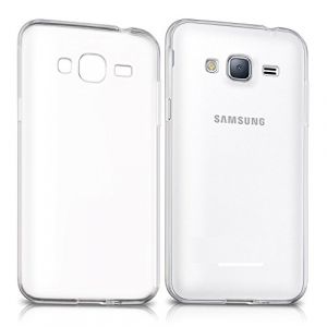 ELECTRÓNICA REY Coque pour Samsung Galaxy J3 2016, TPU Transparent en Silicone, Ultra Fine 0.33mm (REY ®, neuf)
