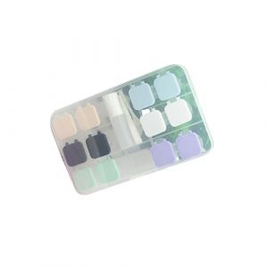 Didiseaon Trousse De Voyage Élégante De Capacité pour Lentilles Mixtes Facile À Transporter Rangement De 6 Paires (Merkowski, neuf)