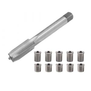 Leopacat Kit De Outils RéParation Bougie D'Allumage, Outil Filetage Inserts Filetés, M10X1.0 Avec Taraud Fileté M12X1.0 Pour RéParer Le D'Allumage Fur La Du MatéRiel Automobiles Universel (Jagilarily, neuf)