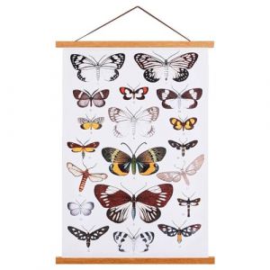 Ywlake A2 Cadre Photo Magn&eacute;tique 45 cm, Cadre Poster Porte Affiches 45x60 45x30 Aimant&eacute; en Bois Naturel pour Affiche Cadre Magnetique Cadre Affiche Cadre Suspendu (45cm, Teck) (Novasea TD, neuf)