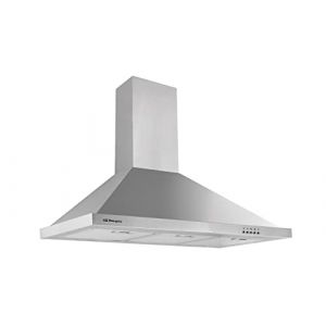 Orbegozo DS 48190 B IN - Hotte aspirante décorative 90 cm, acier inoxydable, extraction : 630 m³/h, cheminée ajustable, 3 niveaux de puissance, 190 W (Casatec, neuf)