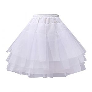 Jupe Tutu Femme Jupe Tutu en Tulle de Noël pour Femmes Jupons Classiques à Couches pour Adultes Jupe Tutu Bouffante Robe de Fantaisie Jupe Medievale Femme Carnaval Disco Dance Party Rave Party Dress (BAULMD（90% Big Promotion Without Discount Code ）, neuf)