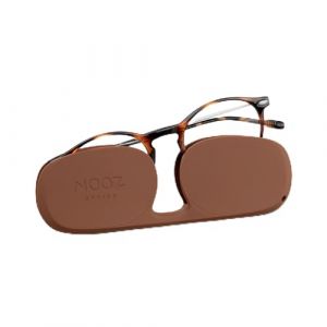 NOOZ Optics Lunettes Loupe Unisexes - Lunettes de Lecture Ultra-l&eacute;g&egrave;res (17g) pour Femmes et Hommes avec Etui Compact - Presbytie - CRUZ - Ovale - Tortoise - 1 (NOOZ, neuf)