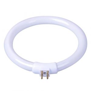 BEAHING Tube de lampe ronde 11W 4 broches T4 Circline Lampe circulaire Light Blanc Manuel Normalement ouvert Bouton-poussoir (hefeishikaiyuanlijiudianyongpinyouxiangongsi, neuf)