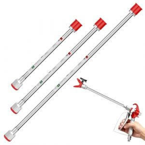 Airless Peinture Pistolet Tige De Rallonge pour Pulv&eacute;risateur Airless Buse Pistolet Peinture 3 Pcs 20cm, 30cm, 40cm, Lot De 3 Rallonges pour Zones Difficiles D'acc&egrave;s (Summer sunflowers, neuf)