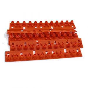 Coussinets conducteurs en silicone compatibles avec Yamaha PSR-S350 PSR530 PSR710 PSR910, PSR950 PSR1000-3000 PSR-A100~A3000 PSR-OR700 CS1X CS2X PSR K1/D1/S03 vu322 8402 vu32840r, etc (TopSolid, neuf)
