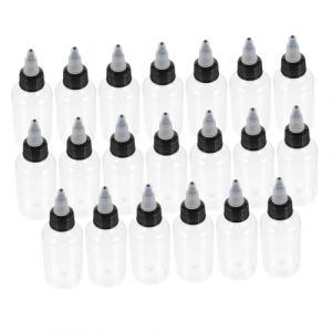 SAFIGLE 20pi&egrave;ces Distributeur Huile Flacon Souple Flacon De Colle Liquide Flacon De Pigment Bouteille Vide Lot De Distributeurs Huile R&eacute;utilisables &agrave; Presser &agrave; Pigments Translucides (Grand Di, neuf)