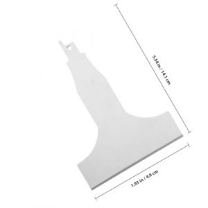 POPETPOP Grattoir Outils De Nettoyage En Acier Inoxydable 4 Pi&egrave;ces Lames De Grattoir Pour Scie Sabre Ensemble Alternatif Pour Chantier Professionnel (Riser Treasure, neuf)