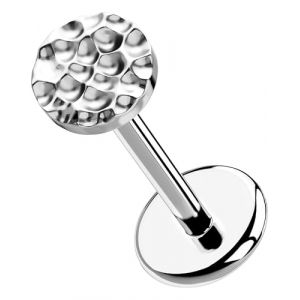 OUFER Body Piercing Labret Piercing Jewelry Titanium Helix Earrings 16G/18G/20G Flat Back Earring Push in Lip Nose Stud Nostril Piercing Threadless Tragus Conch Lobe Bar Jewellery 6mm (OUFER Body Piercing, neuf)