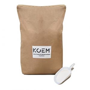 KOEM Colle en flocons Extra Forte V&eacute;g&eacute;tale Biod&eacute;gradable pour affichage d'affiches, papier peint TNT sur mur, bois, m&eacute;tal, produit fabriqu&eacute; en Italie (15 Kg) (Flait FR, neuf)