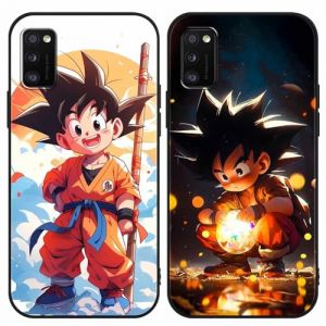PBNDJVG 2 Pièces Coque pour Samsung Galaxy A41(4G) 6.1 Pouce, Animé Dragon Ball Z Super Saiyan DBZ Son Goku Manga Étui Beau Dessin Case Antichoc TPU Protective Housse Étui de Téléphone Fine Cover, 03 (100 PURE NEW ZEALAND HONEY, neuf)