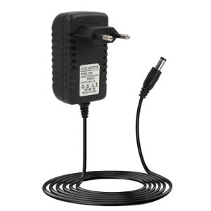 Chargeur 9V 1A 1000mA, Adaptateur Secteur Universel 9W avec C&acirc;ble DC, Entr&eacute;e AC 100-240V Sortie DC 9V, Fiche 5,5mm x 2,1mm, Homologu&eacute; CE, Adapt&eacute; pour Cam&eacute;ra Tapo, Arduino, P&eacute;dale Guitare, Routeur (JiaHeHe, neuf)