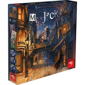 Hurrican Mr Jack - Edition Révisée - Jeu de Société - 2 Joueurs - A partir de 9 Ans - Version Française (MEDIAZONE, neuf)