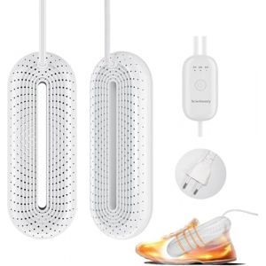 Scienbeauty S&eacute;choir Chaussures Electrique, S&eacute;choir Bottes, Seche Chaussure Ski 3 Modes Minuterie 3/6/9 Heures, S&eacute;chage Silencieux pour Gants, Bottes Travail (Prise EU) (Scienbeauty EU, neuf)